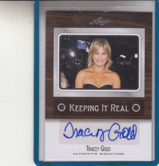 2012 Leaf Pop Century Keeping It Real Tracey Gold " Growing Pains " Autograph Auto