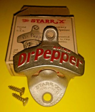 Vintage 1950s Dr Pepper Wall Mount Bottle Opener