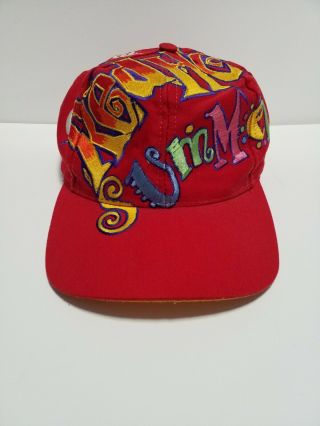 Vintage Coca Cola Red Hot Summer Snapback Cap Hat
