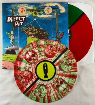 Direct Hit - Crown Of Nothing Green/red Color Vinyl Lp Fat Wreck Chords Nofx