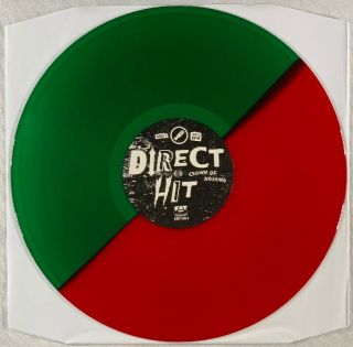 Direct Hit - Crown Of Nothing Green/Red Color Vinyl LP Fat Wreck Chords NOFX 2