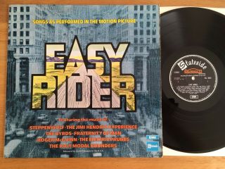 Easy Rider Film Soundtrack Lp Stateside 1969 Lp Byrds Hendrix Steppenwolf Vg,