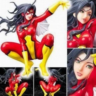 Anime Marvel Comics Spider Woman Bishoujo Pvc Figure No Box 14cm