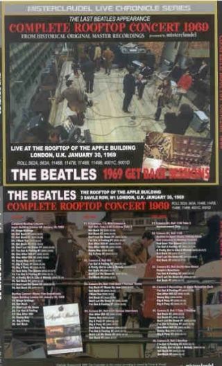 Beatles Complete Rooftop Concert 3 Cd