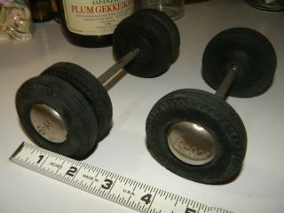 Vintage Axles & Tires For Old 1940s 50s Smith Miller Tractor/cab.  $$