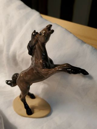 Hagen Renaker Miniature Brown Rearing Pony Horse Figurine Bone China Mini