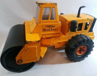 Vintage 1970s Tonka Mighty Roller Pressed Steel Toy