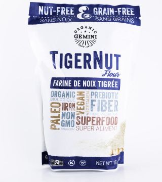 Organic Gemini - Gluten,  Paleo Tigernut Flour - 16 Oz Bag