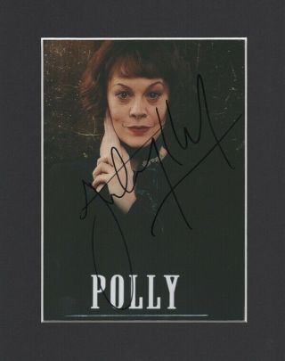 Helen Mccrory Polly Peaky Blinders Hand Signed Mounted Autograph Photo