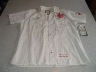 Mens/boys $89.  99 M/l Bb London Vtg Fukuoka Japan Casino White Dragon T Shirt