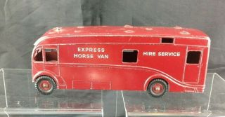 Dinky Supertoys 980 580 Express Horse Van Box Us Export England Meccano Ltd