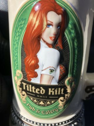 Tilted Kilt Beer Stein Collectible Mug Rare Item