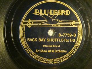 78 : STAFF BB 7759 - ART SHAW - BILLIE HOLIDAY - ANY OLD TIME / BACK BAY SHUFFLE 2