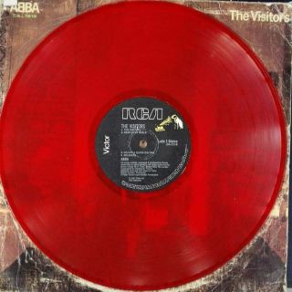 Abba The Visitors Very Rare El Salvador Dicesa Red Vinyl Lp Red Wax