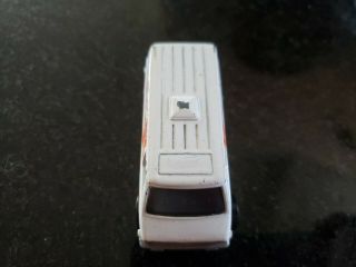 1974 Hot Wheels Chevy Van White With Red Flames RARE Variation READ 4