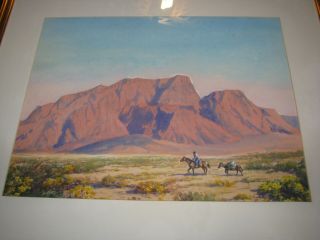 ANTON KURKA WESTERN WATERCOLOR PAINTING FRAMED SIGNED LISTED ARTIST 1895 - 1990 5