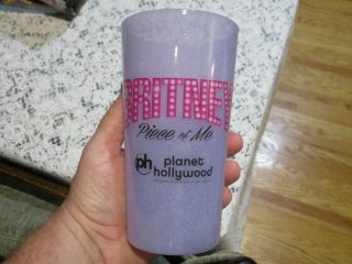 Britney Spears Piece Of Me Planet Hollywood Resort Las Vegas Plastic Cup Rare