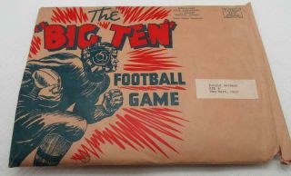 Jack Armstrong Wheaties Big Ten Football Game Complete W/ Mailer 1936