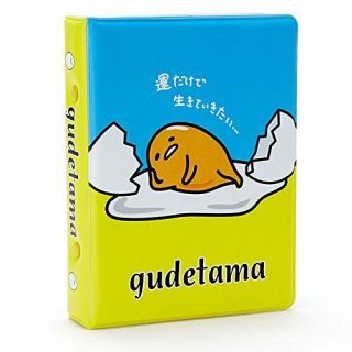 Sanrio Gudetama Egg Pocket File Holder 6 Hole Ring Binder Kawaii Cute Japan