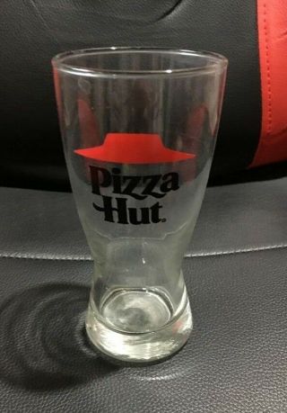 Vintage Pizza Hut Pilsner Beer Glass 10 Ounce 5 - 3/4 " Tall Late 70 