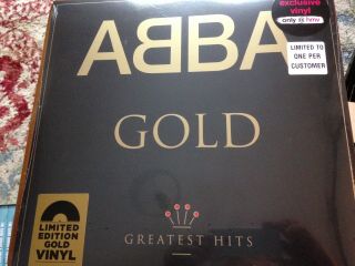 Abba Gold Ltd Edition Vinyl Gold Coloured Discs