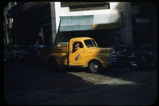 (185) Vintage 1950s 35mm Slide Photo - Lebanon - Coca Cola Truck
