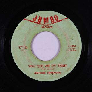 Northern/deep Soul 45 - Arthur Freeman - You Got Me Up Tight - Jumbo - Mp3