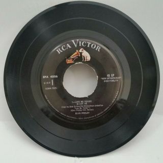 Elvis Presley RCA EPA - 4006 LOVE ME TENDER (GREAT ROCKABILLY 45) MAKE OFFER 4