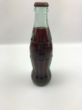 Houston Tx Texas Dec 25 1923 Coca Cola Soda Bottle Green Glass 6 Oz X8