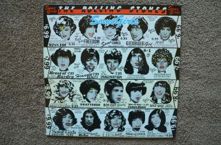 Rolling Stones Lp “some Girls” Sterling Pressing,  Uncensored,  Near