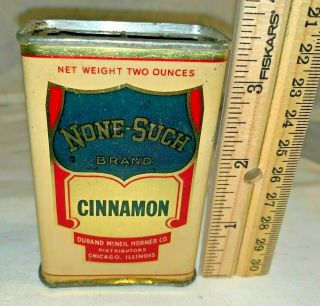 Antique None - Such Cinnamon Spice Tin Litho Can Chicago Il Country Grocery Store