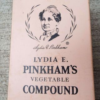 Antique Lydia E Pinkham ' s Vegetable Compound 14 1/2 Oz Glass 7