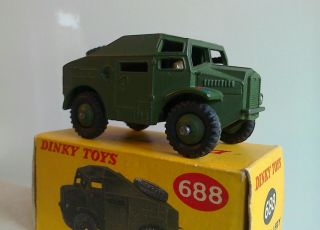 DINKY TOYS BY MECCANO MORRIS ARTILLERY TRACTOR,  TOTALLY,  BOX 4