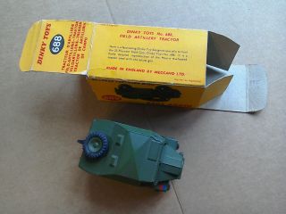 DINKY TOYS BY MECCANO MORRIS ARTILLERY TRACTOR,  TOTALLY,  BOX 5