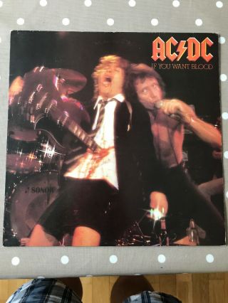 Ac/dc If You Want Blood First Press A Porky Prime Cut Vinyl