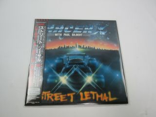 Racer X With Paul Gilbert Street Lethal Sp25 - 52 With Obi Japan Vinyl Lp