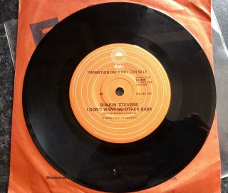Shakin Stevens 7” Vinyl 45 PROMO “Treat Her Right” AUSTRALIA Epic 1978 VERY RARE 6