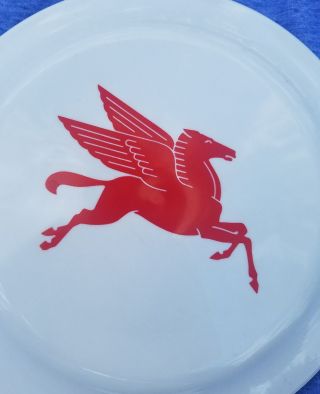 Vintage Advertsing Mobilgas - Mobil Gas Pegasus / Flying Red Horse Frisbee