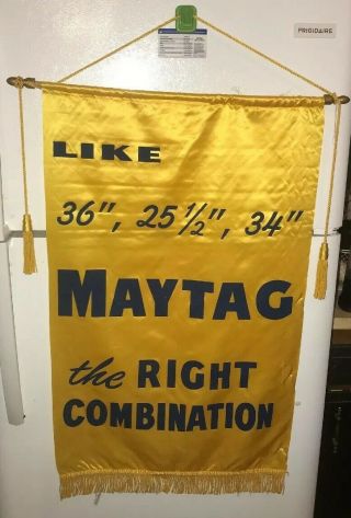 Maytag Wall Banner 22 X 35 The Right Combination Sterling Cooper Madmen