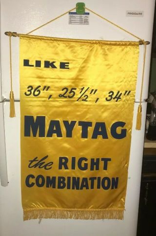 Maytag Wall Banner 22 X 35 The Right Combination Sterling Cooper Madmen 2