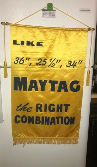 Maytag Wall Banner 22 X 35 The Right Combination Sterling Cooper Madmen 3