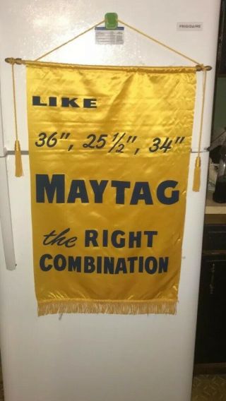 Maytag Wall Banner 22 X 35 The Right Combination Sterling Cooper Madmen 4