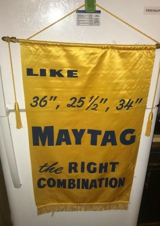Maytag Wall Banner 22 X 35 The Right Combination Sterling Cooper Madmen 5