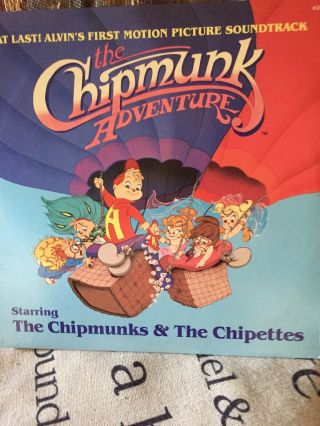 Mega Rare: The Chipmunk Adventure - Movie Soundtrack (vinyl Record Lp) 1987