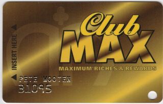 Maxim Hotel/casino Slot Card Las Vegas,  Nv.  3,  Rated Very Scarce.