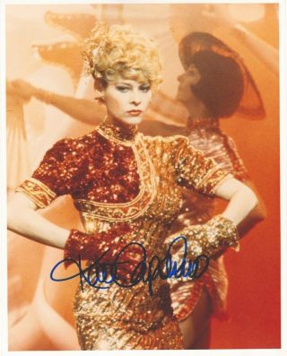 Signed Color Photo Of Kate Capshaw Of " Indiana Jones & The Temple Of Do