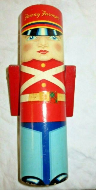Antique Museum Quality Fanny Farmer Litho Toy Soldier Candy Box Chocolate Vtg