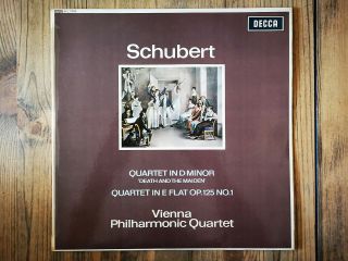 Decca Sxl6092 - Schubert - Quartet " Death And The Maiden " - Vienna Phil Quartet Nm