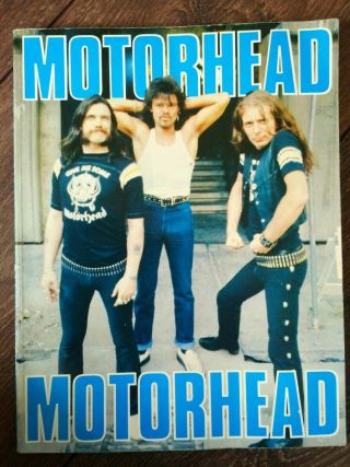 Motorhead Book 1981 With Full Gig List Lemmy