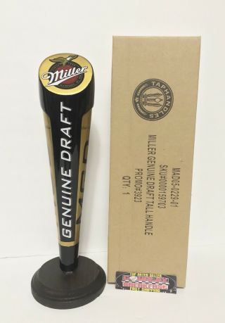 Miller Draft Mgd Logo Beer Tap Handle 11” Tall - Brand